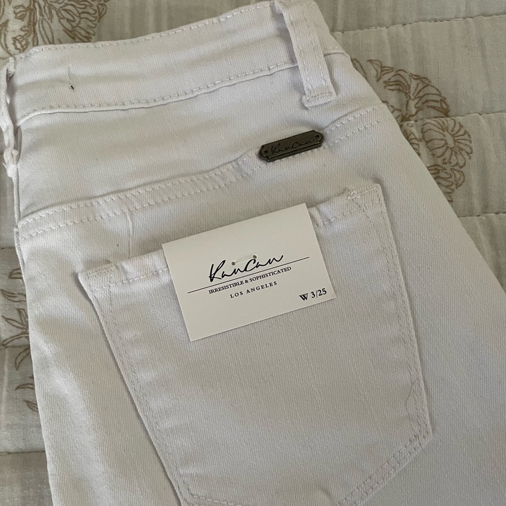 White Ripped Jeans - Picture 5 of 6